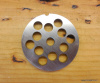 #12 EUROPEAN STYLE HY QUALITY STAINLESS STEEL GRINDER PLATE 3/8 INCH